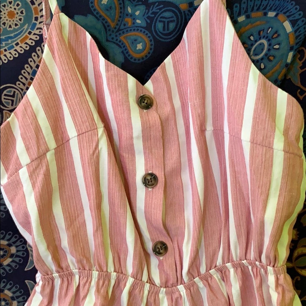 stripped romper